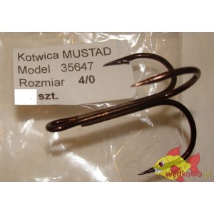 KOTWICA MUSTAD 35647BR ROZMIAR 4/0