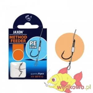 HACZYKI Z PRZYPONAMI Z PLECIONKI JAXON HY-MFR SIZE 8  0,12MM 10CM