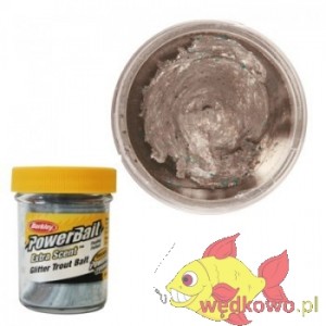 CIASTO BERKLEY GLITTER TROUT BAIT 50G BLACK WHITE