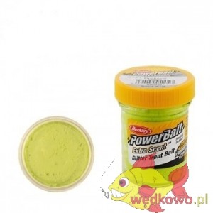 CIASTO BERKLEY GLITTER TROUT BAIT 50G CHARTREUSE