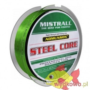 MISTRALL ADMUNSON STEEL CORE GREEN 5M 0,09MM