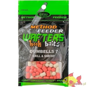 WAFTERS HOOK BAITS DUMBELLS KRILL&SHRIMP 7X10MM