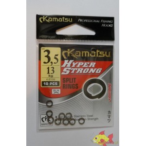 KÓŁKO ŁĄCZNIKOWE KAMATSU HYPER STRONG SPLIT RING BLN 3,5mm