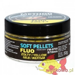 PELLET SOFT FLUO METHOD FEEDER 8/10mm 50g żółty