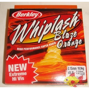 BERKLEY WHIPLASH BLAZE ORANGE 0.15MM 110M