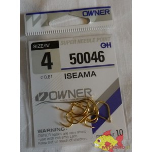 OWNER ISEAMA SIZE 4 W OPAKOWANIU 10 SZTUK