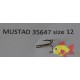 MUSTAD ROZMIAR 12