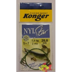 PRZYPON KONGER NYLSTAR 5KG 20CM