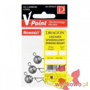 CIĘŻAREK SPINNINGOWY DRAGON V-POINT  5g