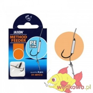 HACZYKI Z PRZYPONAMI Z PLECIONKI JAXON HY-MFS SIZE 6  0,12MM 10CM