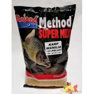 ZANĘTA WĘDKARSKA BOLAND METHOD SUPER MIX KARP WANILIA + 30% PELLET 2MM