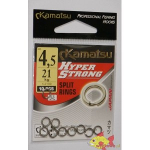 KÓŁKO ŁĄCZNIKOWE KAMATSU HYPER STRONG SPLIT RING SS 4,5mm