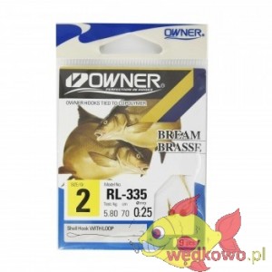 HACZYKI OWNER RL-335 SIZE 2 Z PRZYPONEM 0,25MM