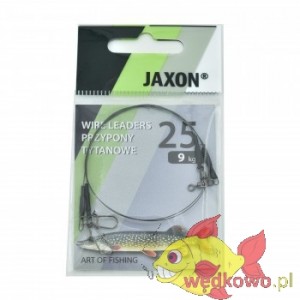 Przypon tytanowy Jaxon 25cm/9kg 2szt