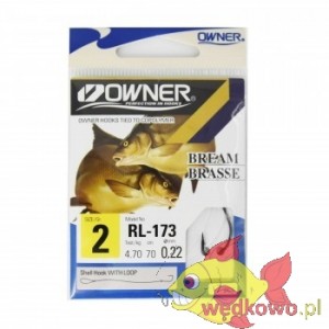 HACZYKI OWNER RL-173 SIZE 2 Z PRZYPONEM 0,22MM